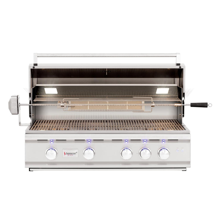 Summerset TRL 38-Inch 4-Burner Built-In Natural Gas Grill With Rotisserie - TRL38-NG