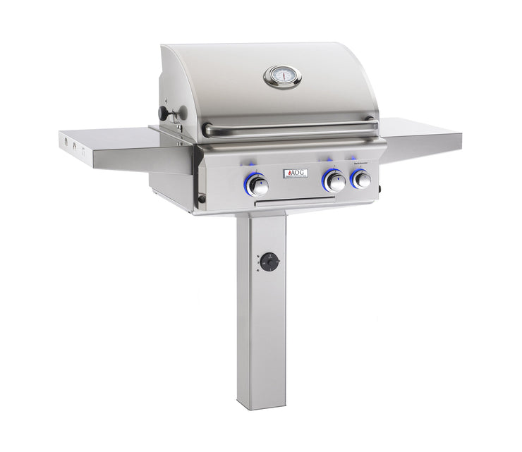 American Outdoor Grill 'L' Series 24" In Ground Post Mount Grill