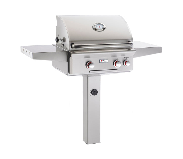 American Outdoor Grill 'T' Series 24" In Ground Post Mount Grill