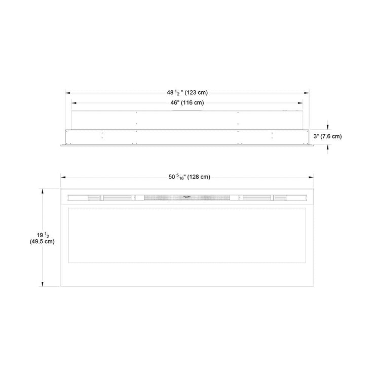 Dimplex Prism 50-In Electric Fireplace