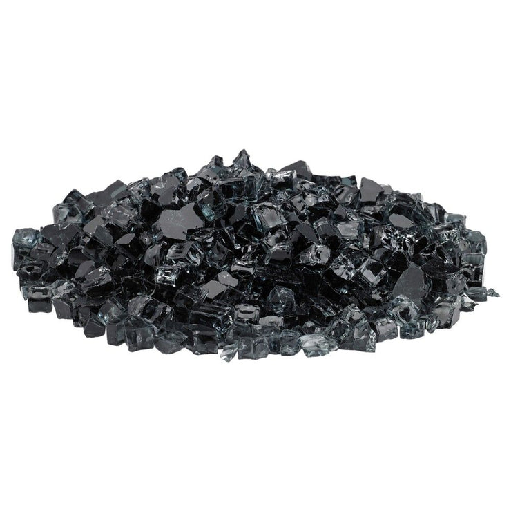 American Fire Glass 1/2" Black Fire Glass - Fire Pit Oasis