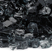 American Fire Glass 1/2" Black Fire Glass - Fire Pit Oasis