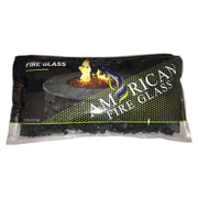 American Fire Glass 1/2" Black Fire Glass - Fire Pit Oasis