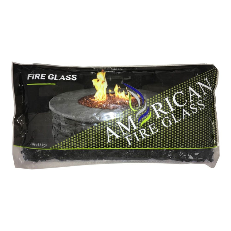 American Fire Glass 1/4" Black Fire Glass - Fire Pit Oasis