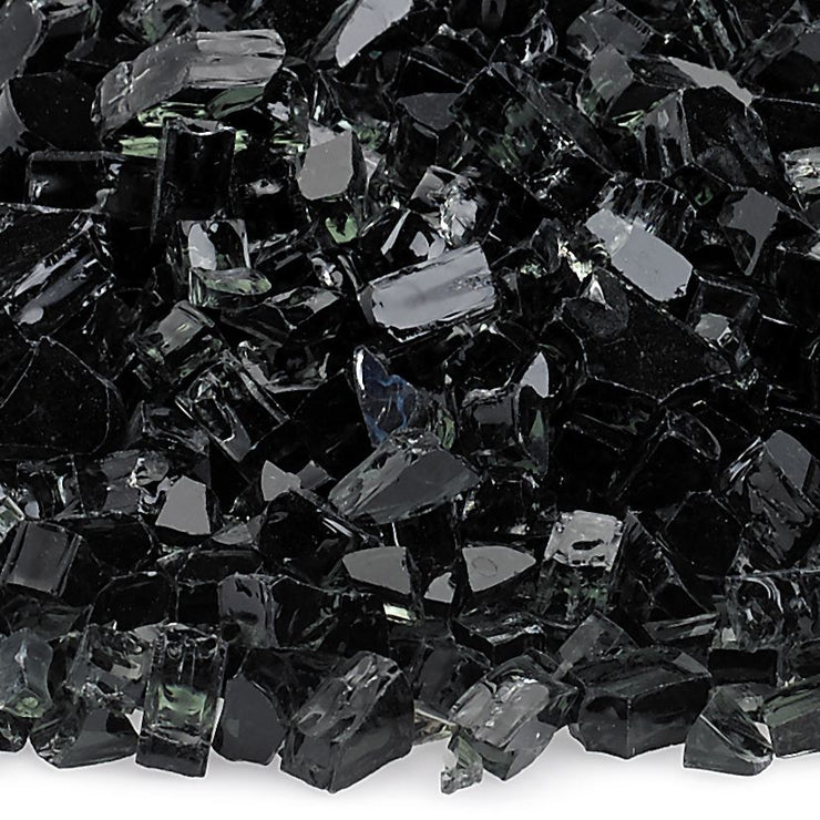 American Fire Glass 1/4" Black Fire Glass - Fire Pit Oasis