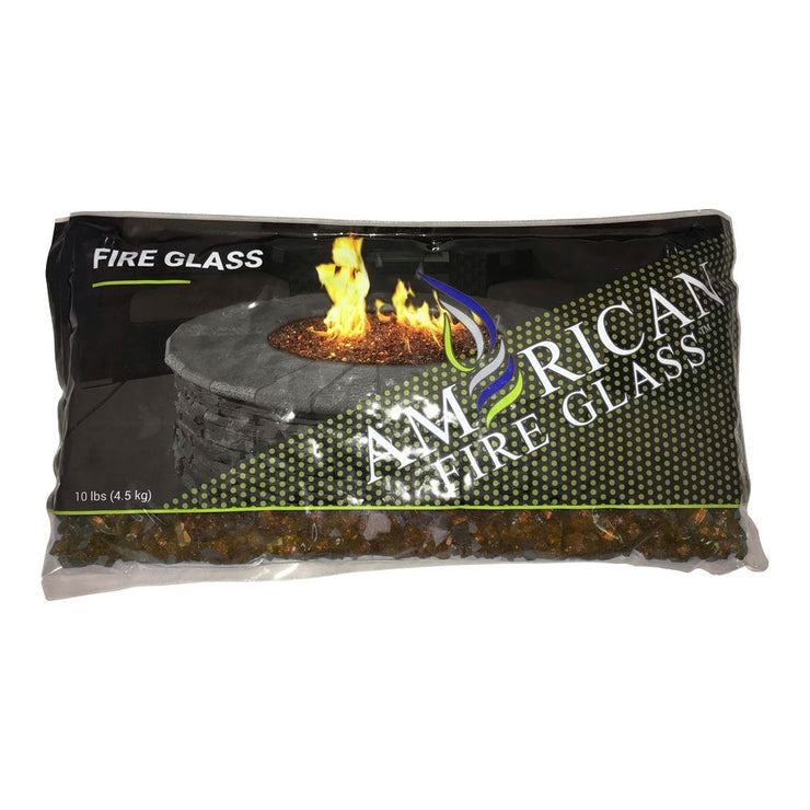 American Fire Glass 1/4" Copper Reflective Fire Glass - Fire Pit Oasis