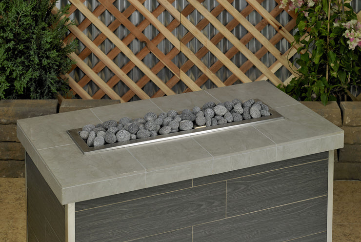 American Fire Glass 48" Medium Gray Lava Stone (1" - 2") 20 lb Bag - Fire Pit Oasis
