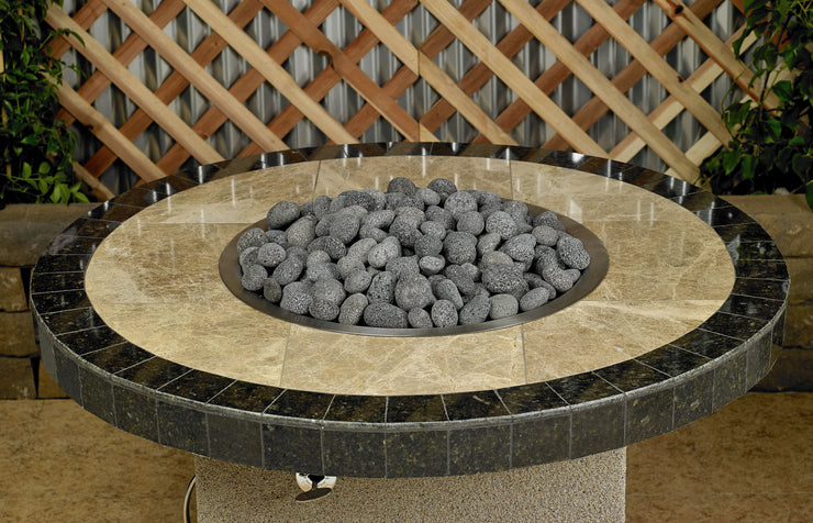 American Fire Glass 48" Medium Gray Lava Stone (1" - 2") 20 lb Bag - Fire Pit Oasis