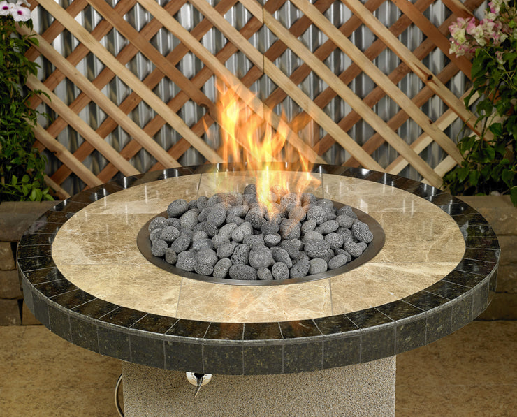 American Fire Glass 48" Medium Gray Lava Stone (1" - 2") 20 lb Bag - Fire Pit Oasis