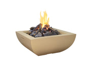 American Fyre Designs Bordeaux Square Fire Bowl - Fire Pit Oasis