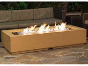 American Fyre Designs Louvre Long Rectangle Fire Pit - Fire Pit Oasis