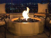 American Fyre Designs Louvre Round Fire Pit 48" - Fire Pit Oasis