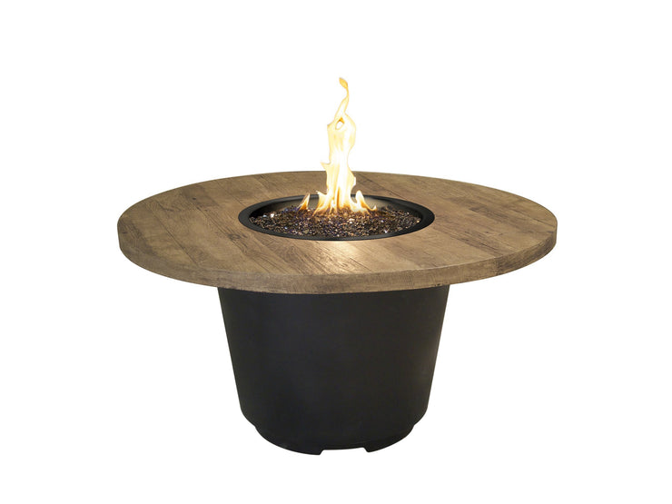 American Fyre Designs Reclaimed Wood Cosmopolitan Round - Fire Pit Oasis