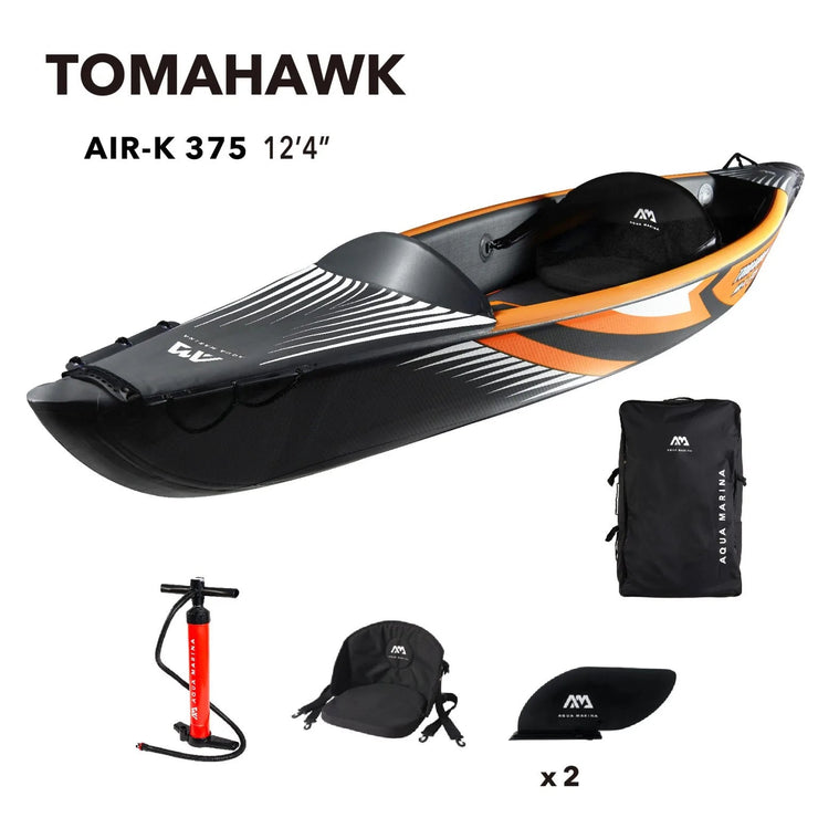 Aqua Marina TOMAHAWK AIR-K 375 12'4" - Fire Pit Oasis