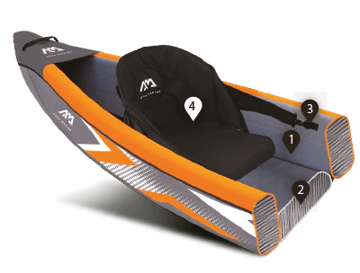 Aqua Marina TOMAHAWK AIR-K 375 12'4" - Fire Pit Oasis