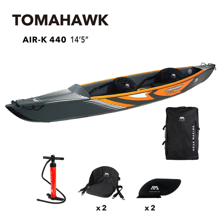Aqua Marina TOMAHAWK AIR-K 440 14'5" - Fire Pit Oasis