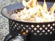 Bond Aurora Steel Gas Firebowl - Fire Pit Oasis