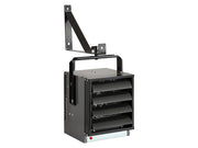 Compact Unit Heater in Grey - Fire Pit Oasis