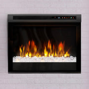 Dimplex 23-In Multi-Fire XHD Contemporary Plug-In Electric Fireplace Insert - Fire Pit Oasis