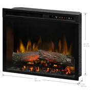 Dimplex 23-In Multi-Fire XHD Plug-In Electric Fireplace Insert - Fire Pit Oasis