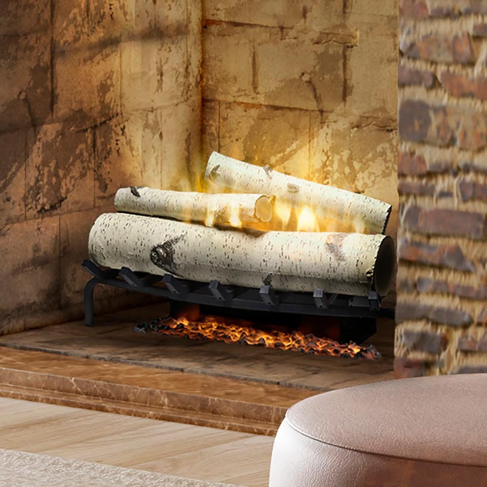 Dimplex 25-in Revillusion Birch Electric Fireplace Log Set w/ Ashmat – Fire  Pit Oasis