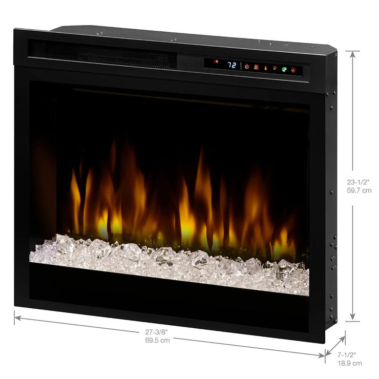 Dimplex 28-In Multi-Fire XHD Contemporary Electric Fireplace Insert - Fire Pit Oasis