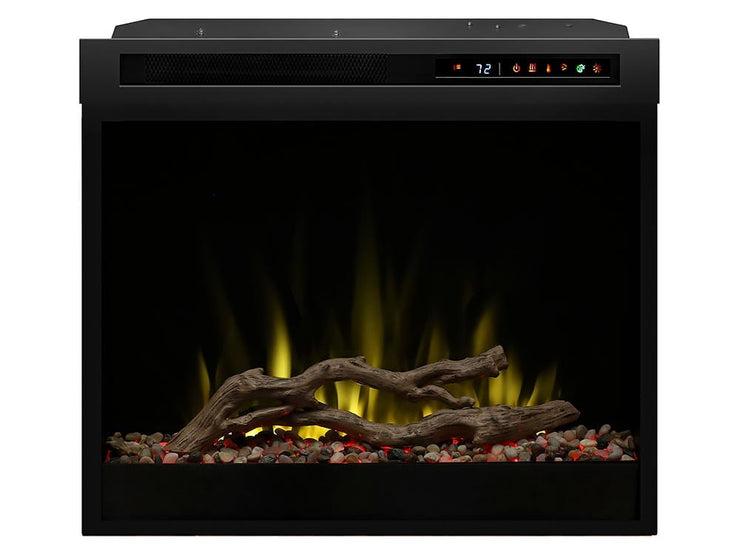 Dimplex 28-in Multi-Fire XHD Pro Plug-In Electric Fireplace with Acrylic Ice & Driftwood - Fire Pit Oasis