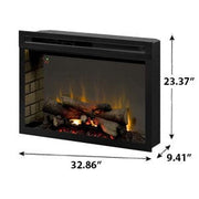 Dimplex 33-In Multi-Fire XD Plug-In Electric Fireplace Insert - Fire Pit Oasis