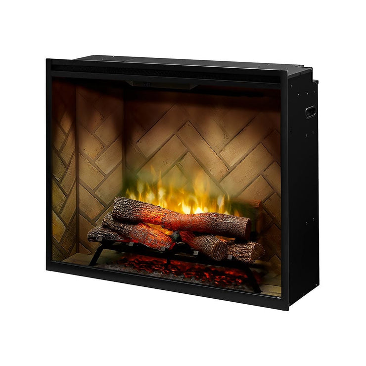 Dimplex 36 Inch Portrait Revillusion Built-In Electric Fireplace - Fire Pit Oasis