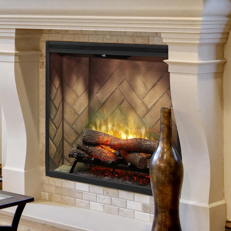 Dimplex 36 Inch Portrait Revillusion Built-In Electric Fireplace - Fire Pit Oasis