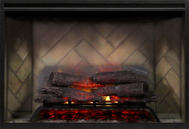 Dimplex 42 Inch Revillusion Built-In Electric Fireplace - Fire Pit Oasis