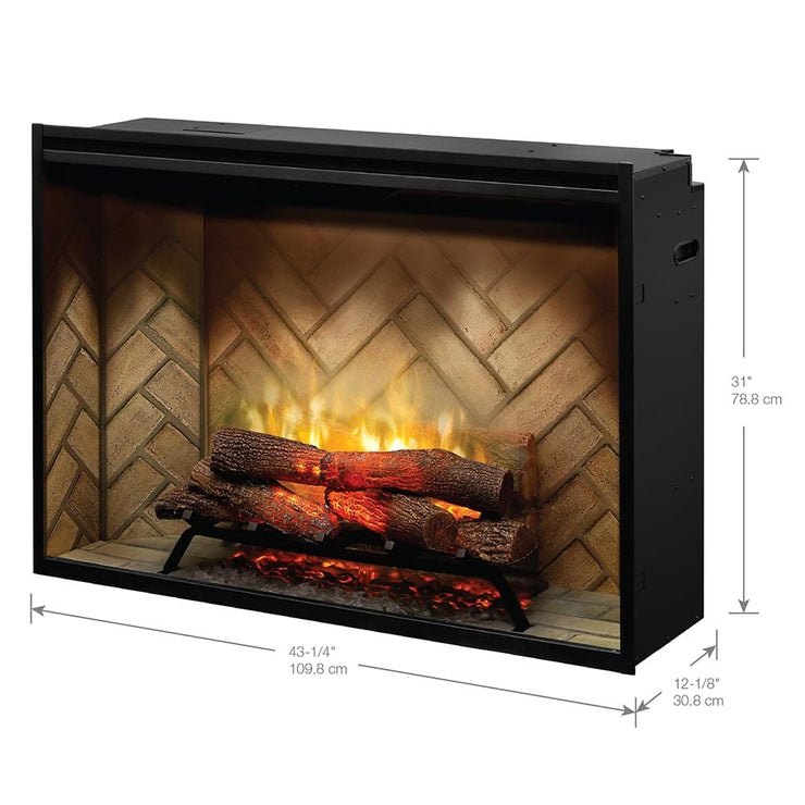 Dimplex 42 Inch Revillusion Built-In Electric Fireplace - Fire Pit Oasis