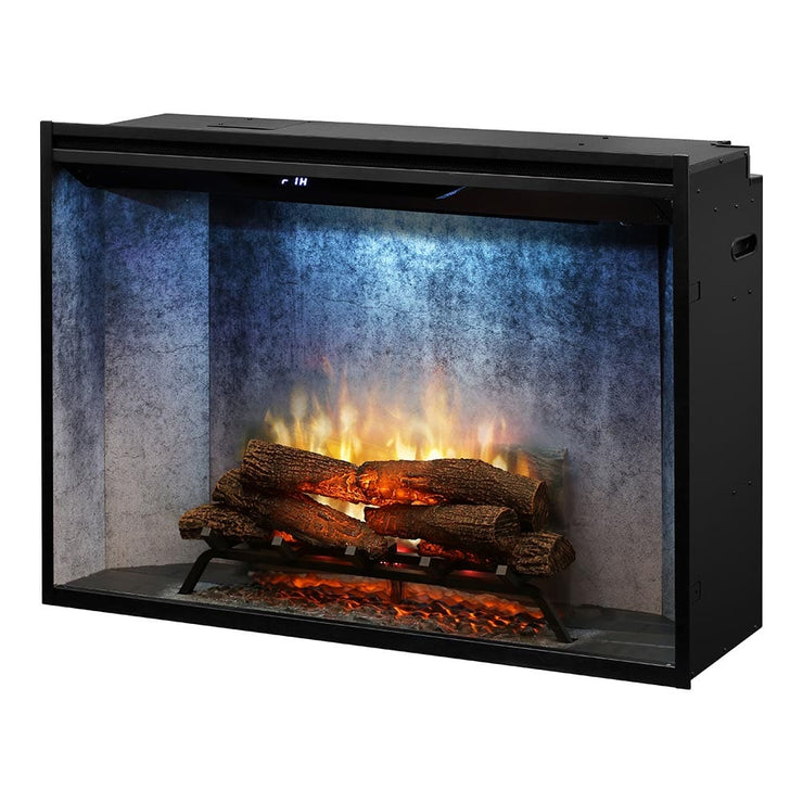 Dimplex 42 Inch Revillusion Built-In Electric Fireplace w/ Weathered Concrete - Fire Pit Oasis
