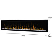 Dimplex IgniteXL 74-In Electric Fireplace - Fire Pit Oasis