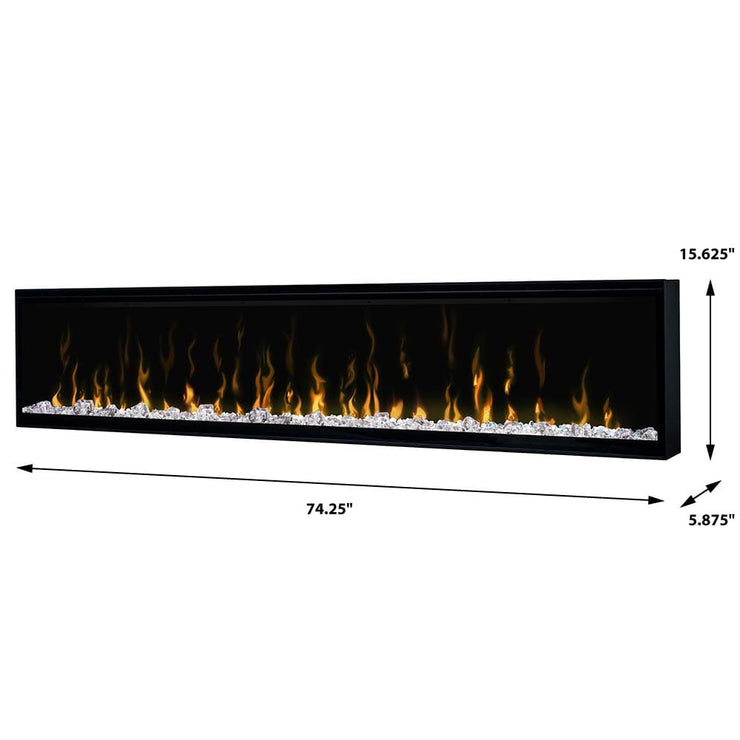 Dimplex IgniteXL 74-In Electric Fireplace - Fire Pit Oasis