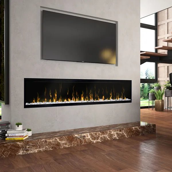 Dimplex IgniteXL Linear Electric Fireplace - 74" - Fire Pit Oasis
