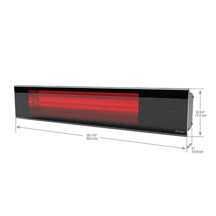 Dimplex Indoor/Outdoor Electric Infrared Patio Heater 120V/1500W - Fire Pit Oasis