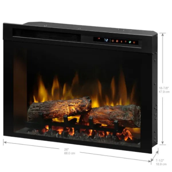 Dimplex Multi-Fire XHD Firebox With Logs - 26" - Fire Pit Oasis