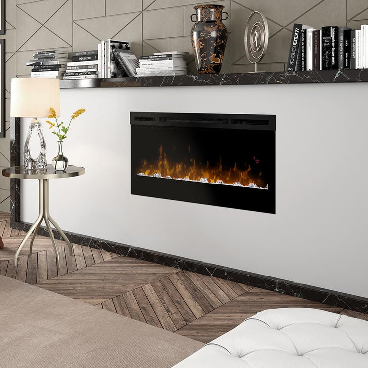 Dimplex Prism 34-In Electric Fireplace w/ Driftwood Log Set – Fire Pit Oasis