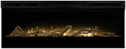 Dimplex Prism 50-In Electric Fireplace w/ Driftwood Log Set - Fire Pit Oasis