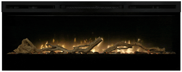 Dimplex Prism 50-In Electric Fireplace w/ Driftwood Log Set - Fire Pit Oasis