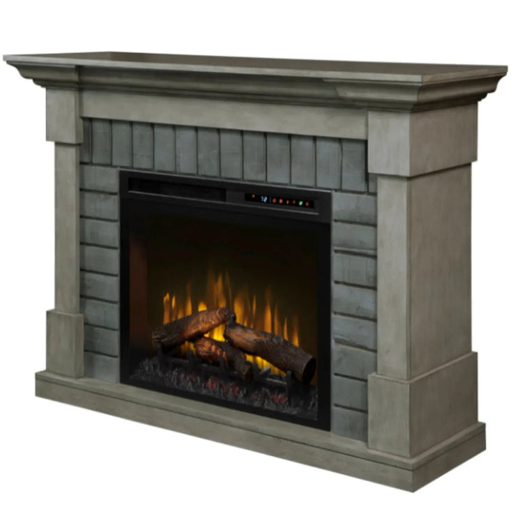Dimplex Royce Electric Fireplace Mantel With Logs - Fire Pit Oasis