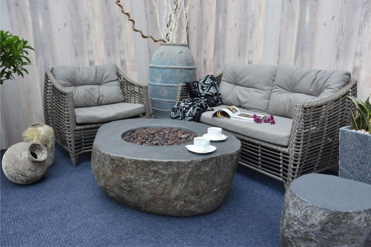 Elementi Boulder Fire Table - Fire Pit Oasis