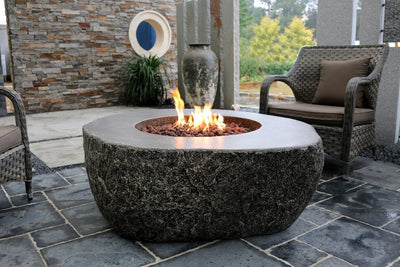 Elementi Fiery Rock Fire Table - Fire Pit Oasis