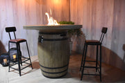 Elementi Lafite Barrel Fire Table - Fire Pit Oasis