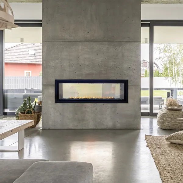 Empire Boulevard Ventless See-Through Gas Fireplace - 48" - Fire Pit Oasis