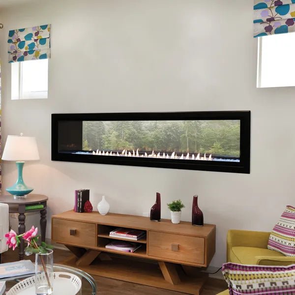 Empire Boulevard Ventless See-Through Gas Fireplace - 60" - Fire Pit Oasis