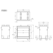Empire Breckenridge See-Through Firebox - Fire Pit Oasis
