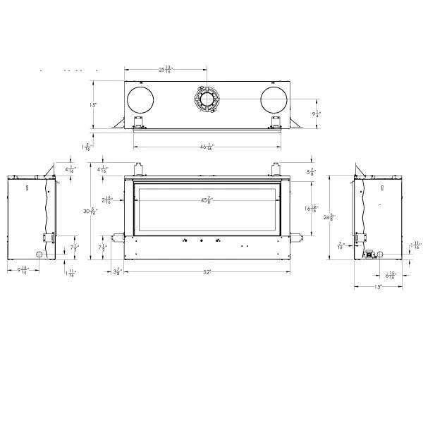 Empire Direct Vent Loft Fireplace - 36" - Fire Pit Oasis