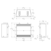 Empire Vail Peninsula Ventless Gas Fireplace - Fire Pit Oasis